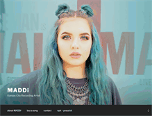 Tablet Screenshot of maddimusic.com